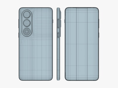 OnePlus Ace 3V Purple Model 3D