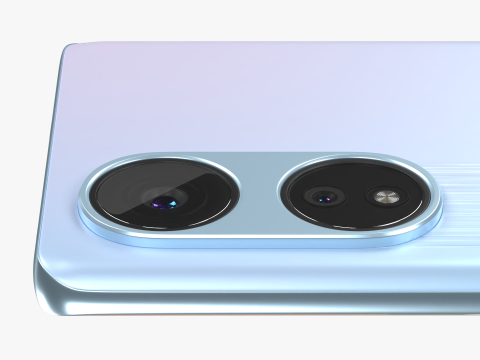 OPPO A1 Pro Blue 3D Модель