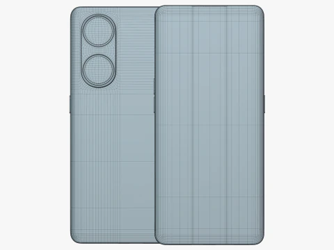 OPPO A1 Pro Blue 3D Model