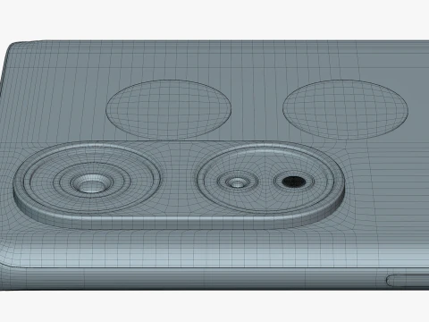 OPPO A1 Pro Blue 3D Model
