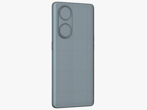 OPPO A1 Pro Blue 3D Model