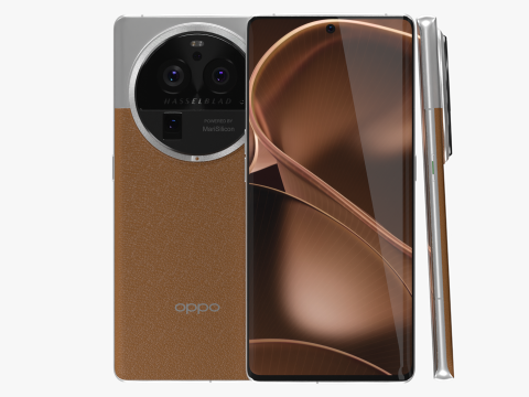 OPPO Find X6 Pro Brown Modelo 3D