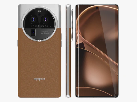 OPPO Find X6 Pro Brown 3D Model