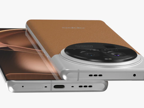 OPPO Find X6 Pro Brown 3D Model