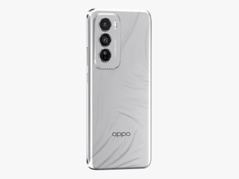 OPPO Reno 12 Astro Silver 3Dモデル