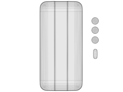 OPPO Reno 12 Astro Silver 3Dモデル
