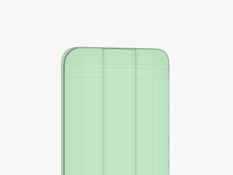 OPPO Reno 12 Astro Silver 3Dモデル