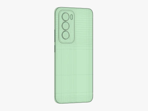 OPPO Reno 12 Astro Silver 3D Model