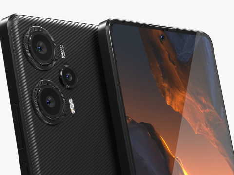 POCO F5 Black Modèle 3D