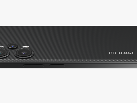 POCO F5 Black Modèle 3D
