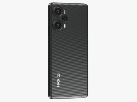 POCO F5 Black Modèle 3D