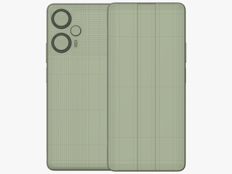 POCO F5 Black Modèle 3D