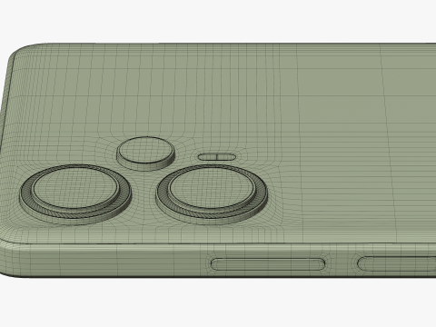 POCO F5 Black Modèle 3D