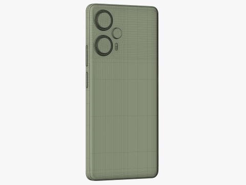 POCO F5 Black Modèle 3D