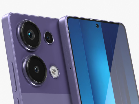POCO M6 Pro Purple 3D 모델