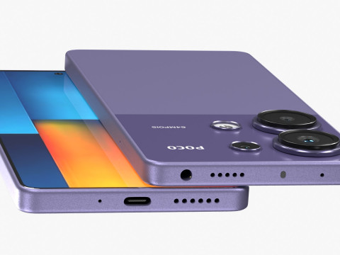 POCO M6 Pro Purple 3D 모델