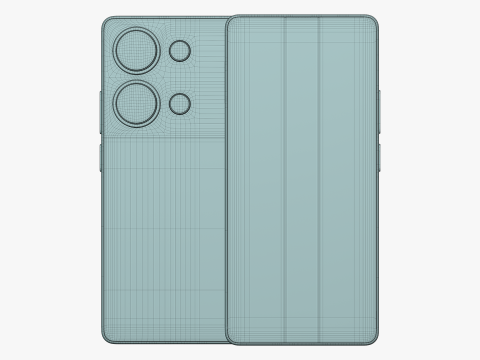 POCO M6 Pro Purple 3D 모델