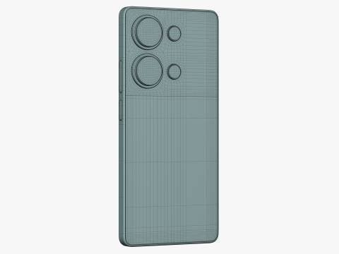 POCO M6 Pro Purple 3D 모델