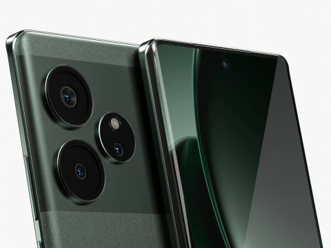 Realme GT 6 Razor Green 3D Model