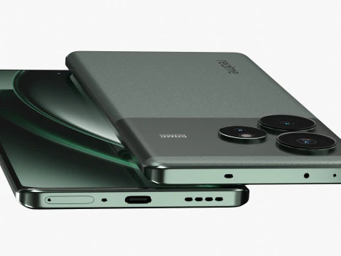 Realme GT 6 Razor Green 3D Model