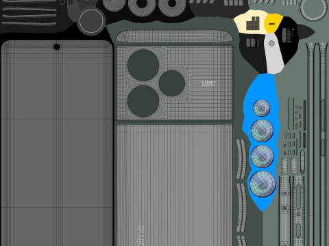 Realme GT 6 Razor Green 3D Model