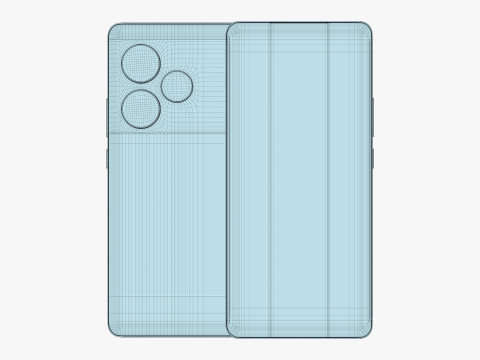 Realme GT 6 Razor Green 3D Model