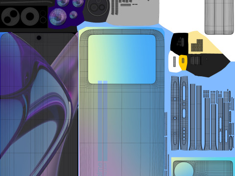 Realme GT Neo 5 SE Fantasy Modèle 3D