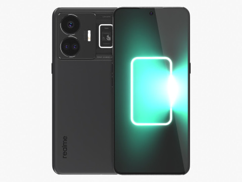 Realme GT Neo 5 Black Model 3D