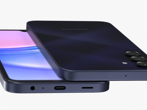 Samsung Galaxy A15 Blue Black 3D Model