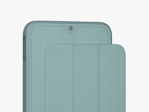 Samsung Galaxy A15 Blue Black 3D Model