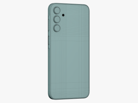 Samsung Galaxy A15 Blue Black 3D Model