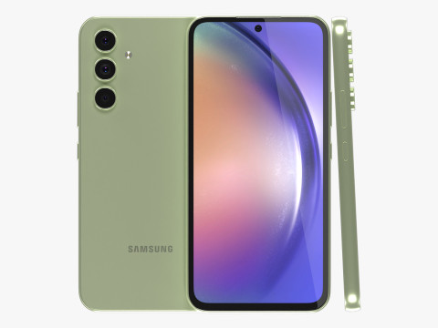 Samsung Galaxy A54 Lime Model 3D