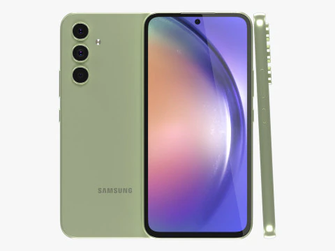 三星 Galaxy A54 青柠色 3D 模型