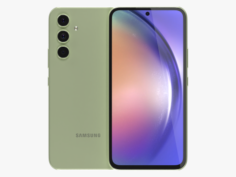 Samsung Galaxy A54 Lime 3D Model