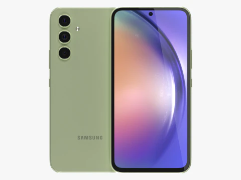 Samsung Galaxy A54 Lime 3D Model