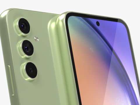 Samsung Galaxy A54 Lime 3D Model