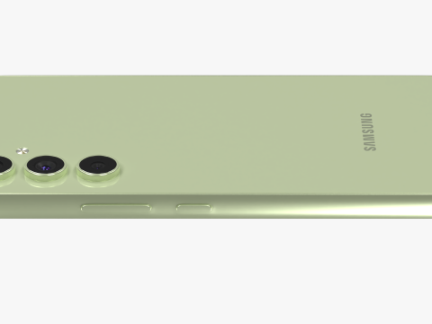 Samsung Galaxy A54 Lime 3D Model