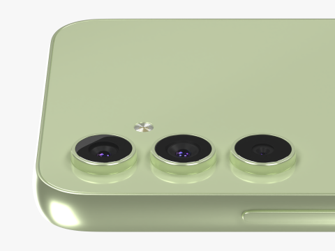 Samsung Galaxy A54 Lime 3D Model