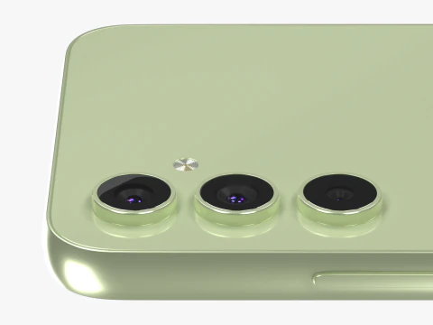 Samsung Galaxy A54 Lime 3D Model