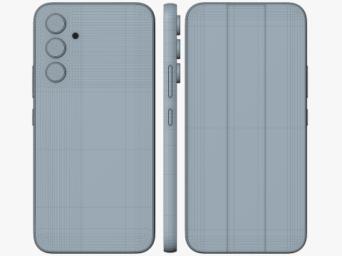 Samsung Galaxy A54 Lime 3D Model