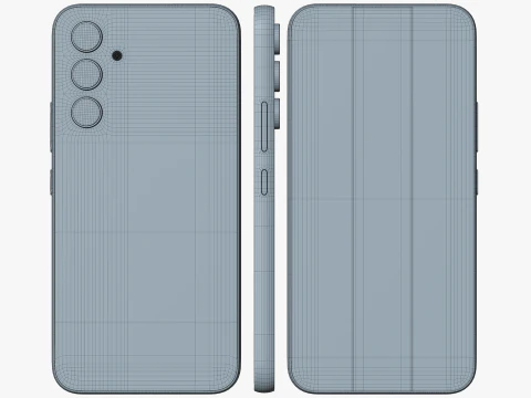 Samsung Galaxy A54 Lime 3D Model