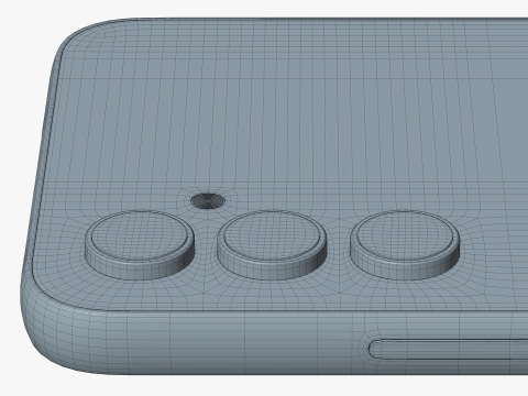 Samsung Galaxy A54 Lime 3D Model