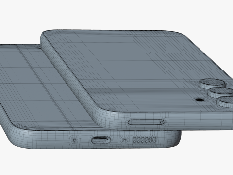 Samsung Galaxy A54 Lime 3D Model