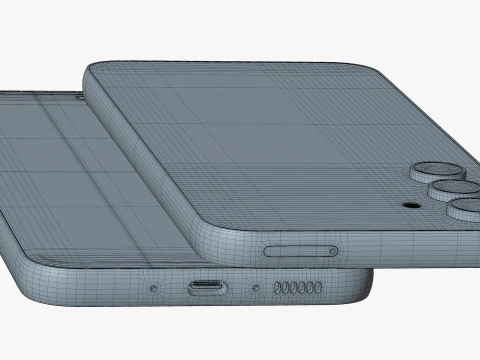Samsung Galaxy A54 Lime 3D Model