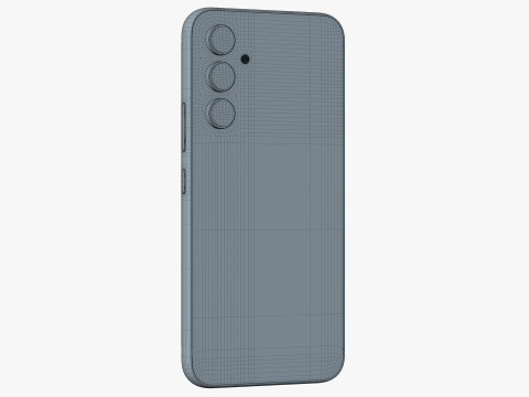 Samsung Galaxy A54 Lime 3D Model