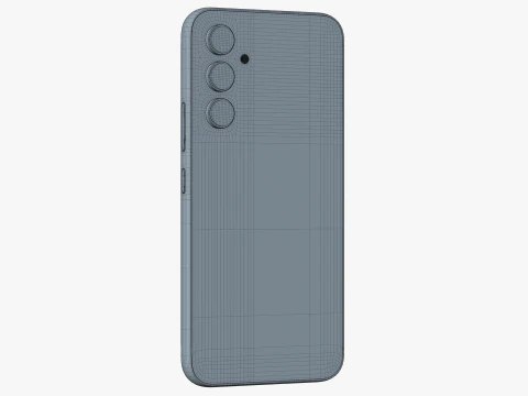 Samsung Galaxy A54 Lime 3D Model