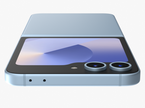 Samsung Galaxy Z Flip 6 Blue 3D-Modell