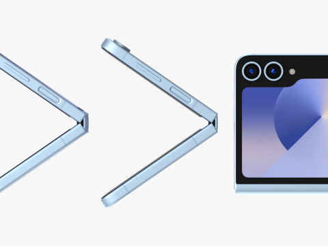 Samsung Galaxy Z Flip 6 Blue 3D-Modell