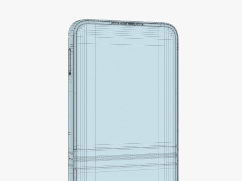 Samsung Galaxy Z Flip 6 Blue 3D-Modell