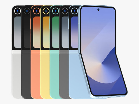 Samsung Galaxy Z Flip 6 Modelo 3D